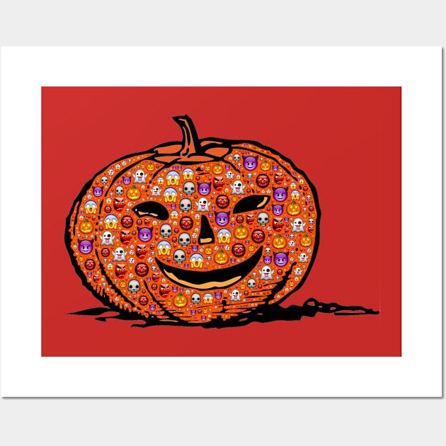 Halloween Pumpkin Gang Wall Art by holidaystore